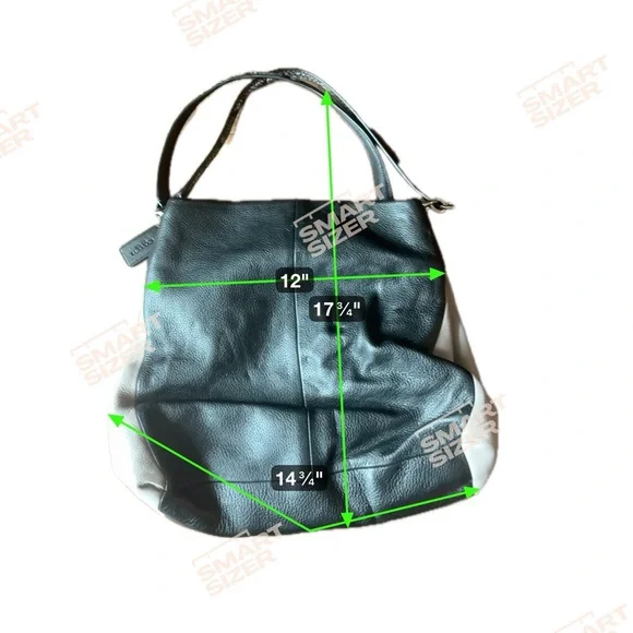 Coach Rare Phoebe Hobo Bag F38251 Black and Tan Leather Bag - Picture 9 of 10